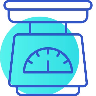 Ölçek. Web simgesi basit illüstrasyon