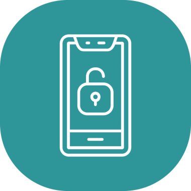 Akıllı Telefon. Basit illüstrasyon