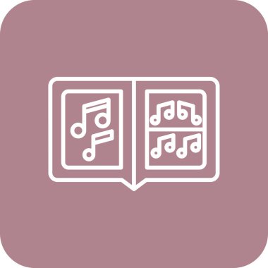 müzik notaları vektör illüstrasyonu