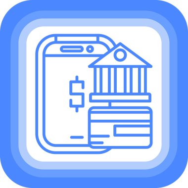 Bankacılık ve finans vektör simgesi