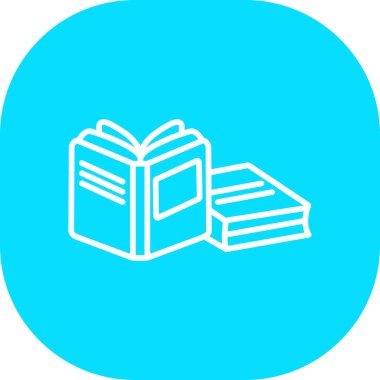 kitap web simge vektör çizim