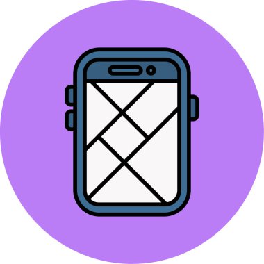 mobil simge vektör illüstrasyonu