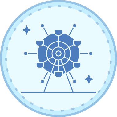 Moda biçimi izole edilmiş arkaplan simgesi