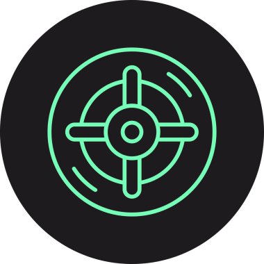 hedef simge vektör illüstrasyonu