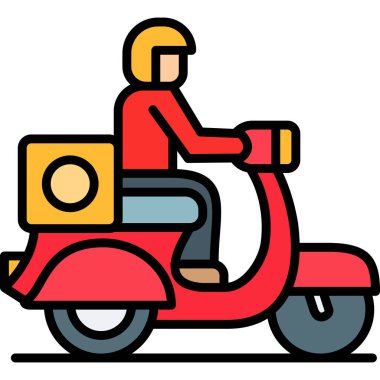 dağıtım motosikleti simgesi