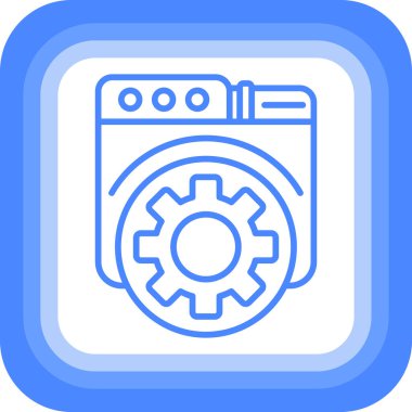 seo modern simgesinin vektör illüstrasyonu