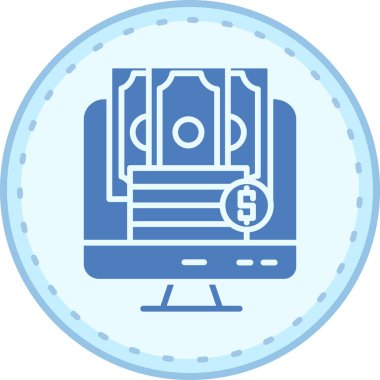 Modern simgenin vektör illüstrasyonu