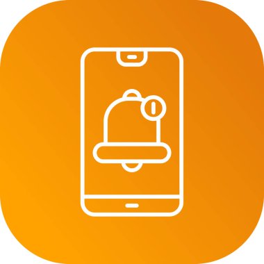 Mobil uygulama simgesinin vektör illüstrasyonu