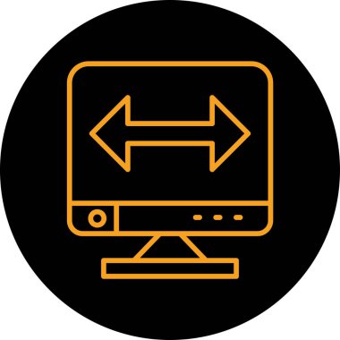 vektör yönü ok simgesi