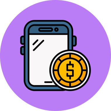 dolar simgesi olan cep telefonu