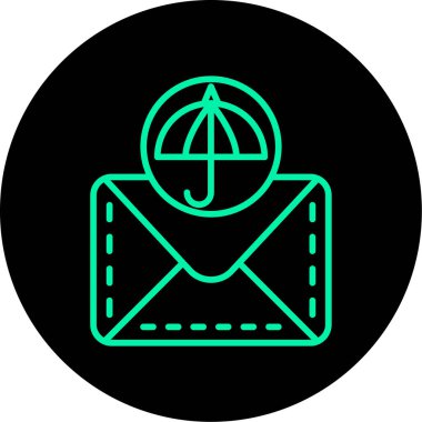 e- posta simgesi vektör illüstrasyonu