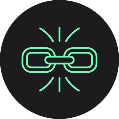 Modern bir simgenin vektör illüstrasyonu