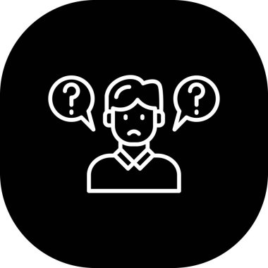 soru simge vektör çizim