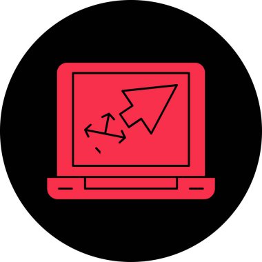 İş simgesinin vektör illüstrasyonu