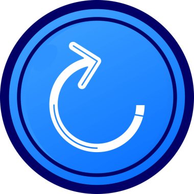 modayı izole edilmiş arkaplanda ok simgesini geri döndür