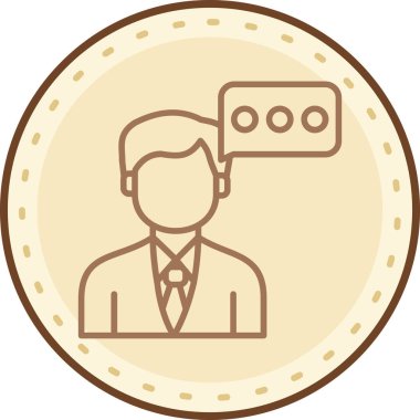 Bozuk parası olan birinin vektör çizimi