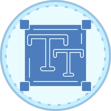 Modern b 'nin vektör illüstrasyonu eksik simgesi