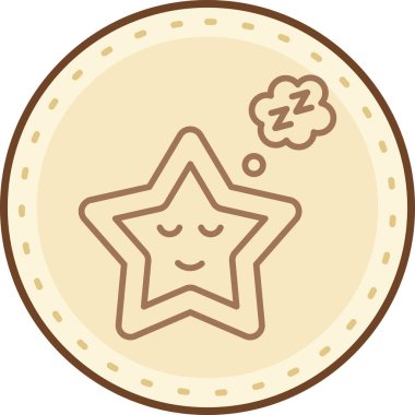 Yıldızlar. Web simgesi basit illüstrasyon