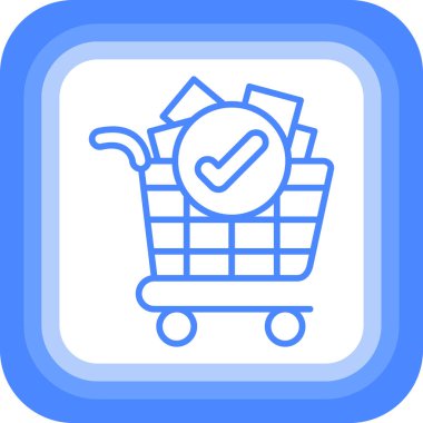 Alışveriş arabası. Basit tasarım