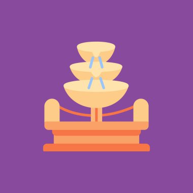 Düz stil Çin fener ikonu