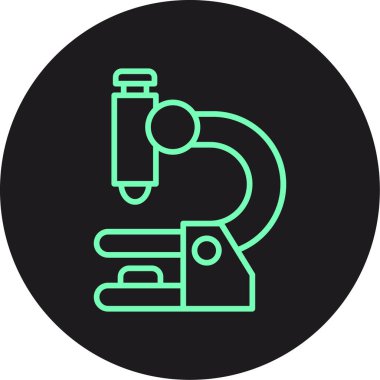 vektör mikroskobu ico, vektör çizimi