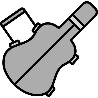 tüten pipo ikonu. vektör illüstrasyonu