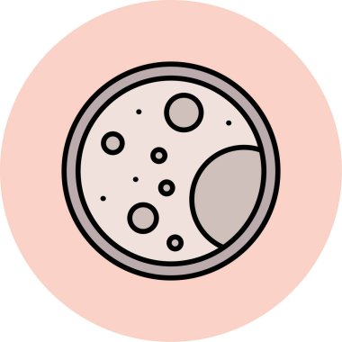 Ay. Web simgesi basit illüstrasyon