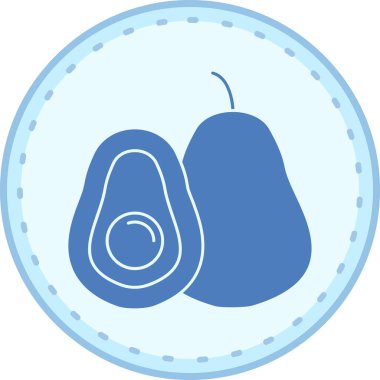 Kişisel ve ticari kullanımda vektör gıda simgesi.