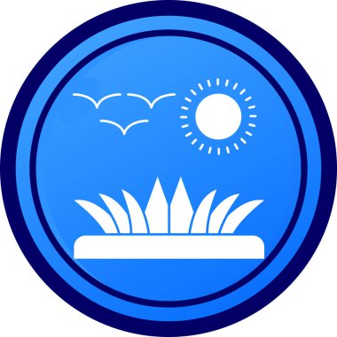 palmiye ağacı kutsal kişilerin resmi, vektör çizim