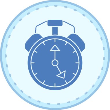 Saat. Web simgesi basit illüstrasyon