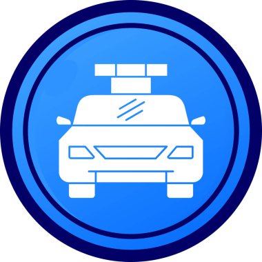 araba simgesi vektör illüstrasyonu