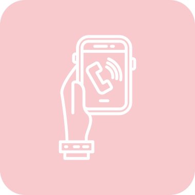 akıllı telefon simgesi vektör illüstrasyonu