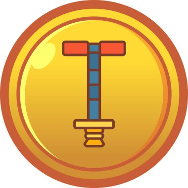 Altın Çin feneri ikonu