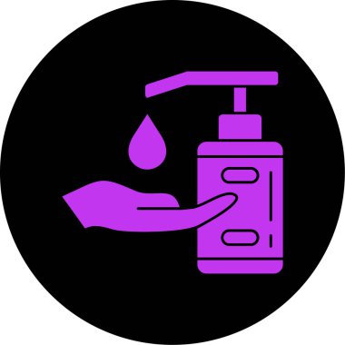 Temizleme simgesinin vektör illüstrasyonu