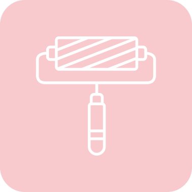 Boyama fırçasının vektör illüstrasyonu