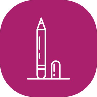 kalem simgesi vektör illüstrasyonu