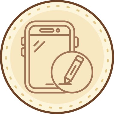 Cep telefonu. Basit tasarım