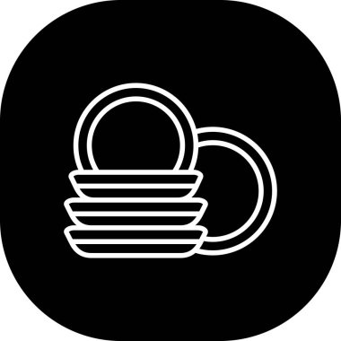 vektör sıcak içecek simgesi