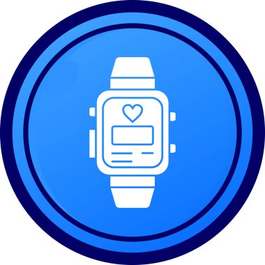 smartwatch simge vektör çizimi