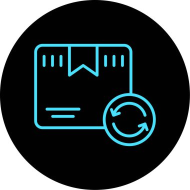 Eşsiz veri değişim çizgisi vektör simgesi