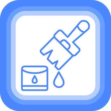 Yağ. Web simgesi basit illüstrasyon