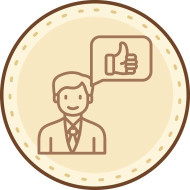 Bir iş adamının vektör çizimi