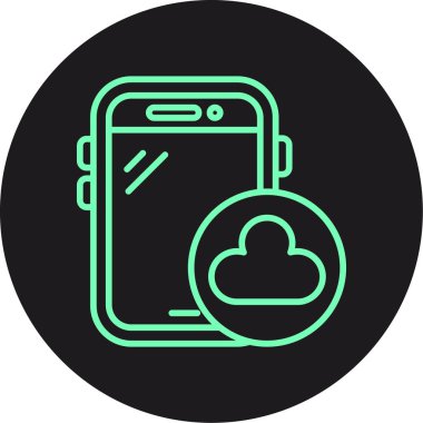 Projeniz için vektör bulut simgesi