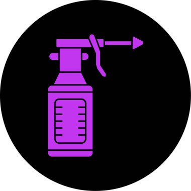 Sprey kutu simgesi, vektör illüstrasyonu