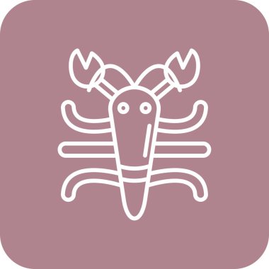 Sevimli bir geyik simgesinin vektör çizimi