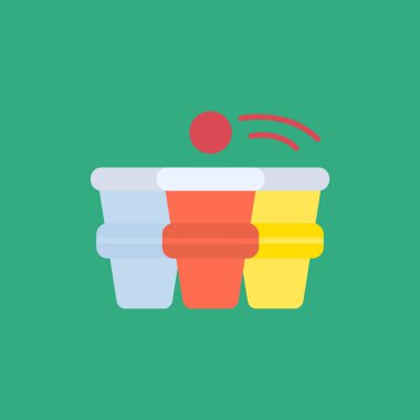 Dondurma düz simgesi