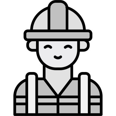 avatar adam simgesi ana hatları biçiminde