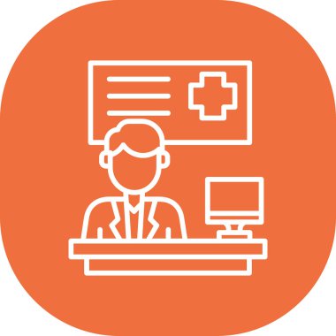 Doktor simge vektör çizim