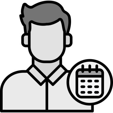 Beyaz arkaplanda iş yönetimi çizelgesi çizimi