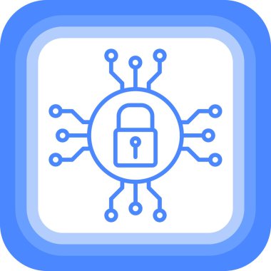 güvenli simge vektör çizim